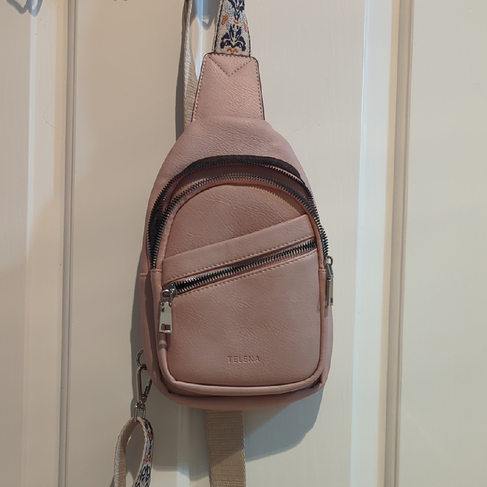 Pink Crossbody Bag for Men